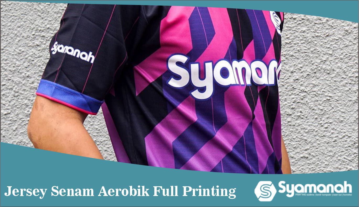 jersey senam aerobik full printing